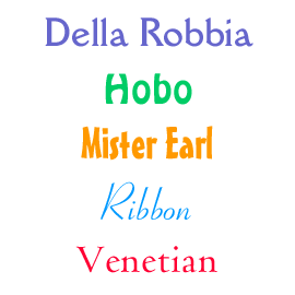 fonts