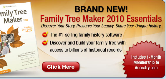 Family Tree Maker 2010 Essentials