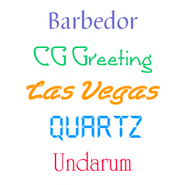 fonts