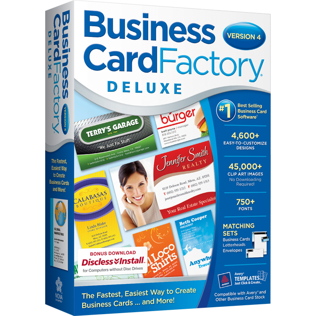 Business Card Factory Deluxe